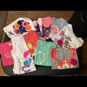 Girls 3T tshirt lot- various brands